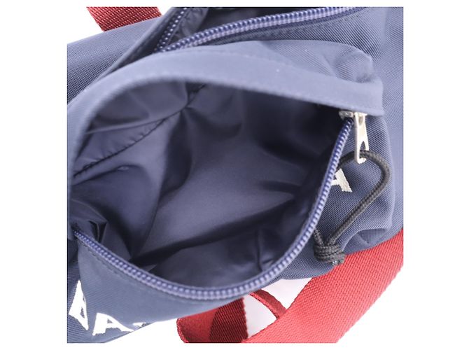 Borsa a cintura Balenciaga Nylon Wheel Rosso Blu navy - vista 13