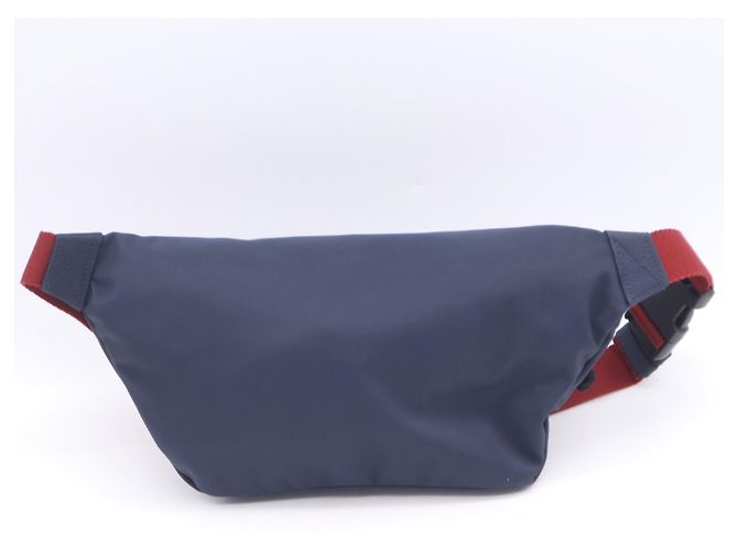 Borsa a cintura Balenciaga Nylon Wheel Rosso Blu navy - vista 2
