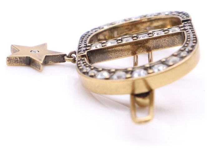 Fermi Christian Dior CD Logo con strass e stella D'oro - vista 10