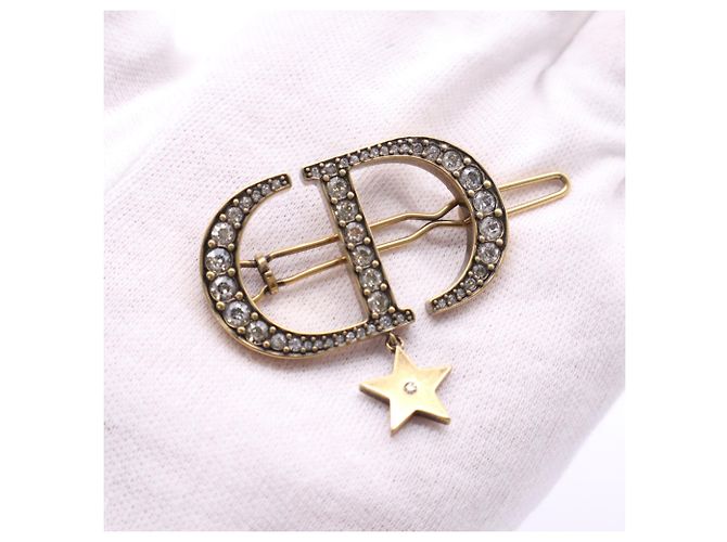 Fermi Christian Dior CD Logo con strass e stella D'oro - vista 11