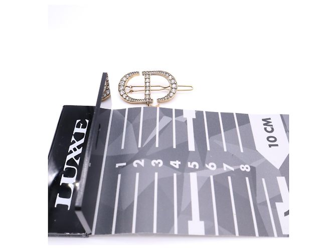 Fermi Christian Dior CD Logo con strass e stella D'oro - vista 3