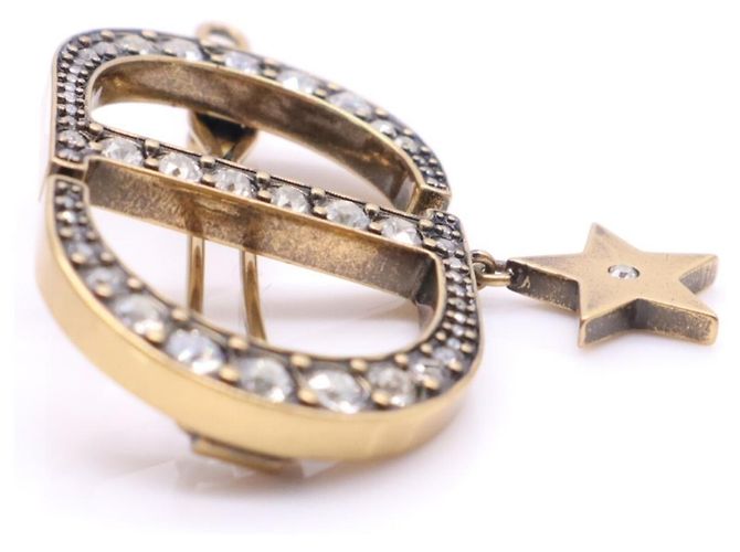 Fermi Christian Dior CD Logo con strass e stella D'oro - vista 8