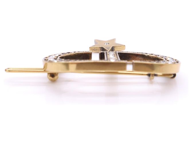 Fermi Christian Dior CD Logo con strass e stella D'oro - vista 9
