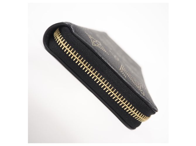 Cartera Zippy Louis Vuitton Mahina en Noir Negro Dorado - vista 7
