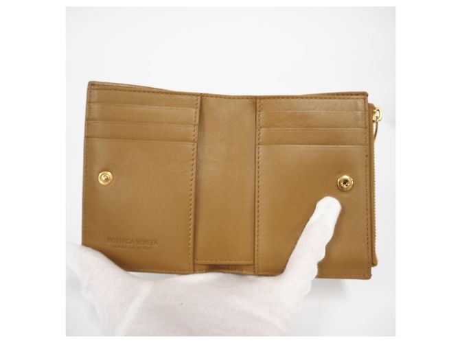 Cartera bi-fold Small Cassette Maxi Intrecciato Bottega Veneta - vista 9