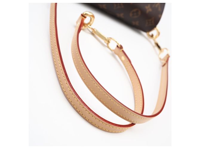 Borsa Louis Vuitton Monogram Sunset Marrone Beige - vista 5