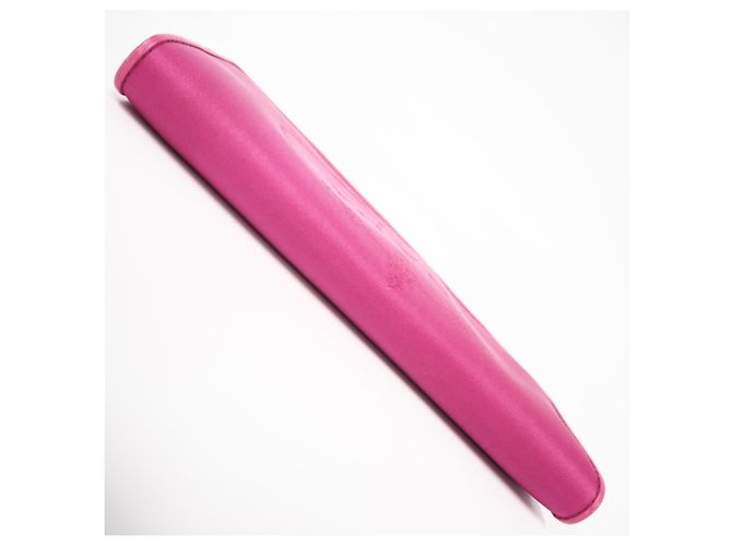 Portafoglio lungo Prada in nylon con logo, rosa - vista 5