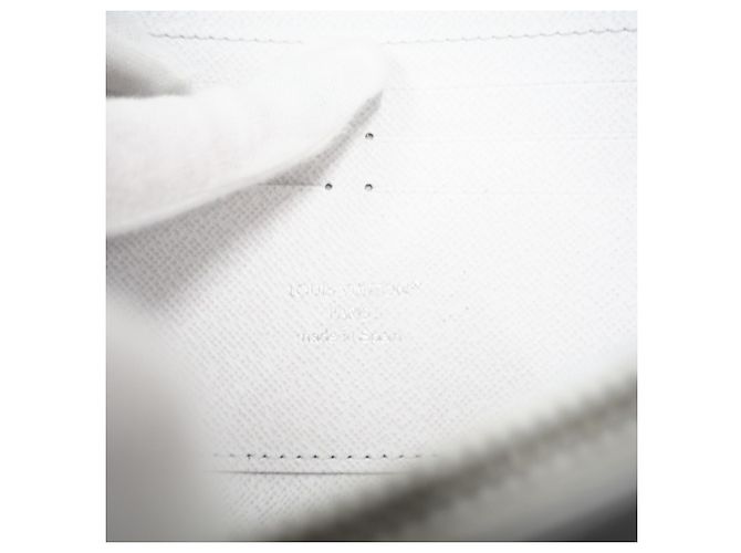 Portafoglio Zippy Louis Vuitton Taigarama Marrone Bianco - vista 13