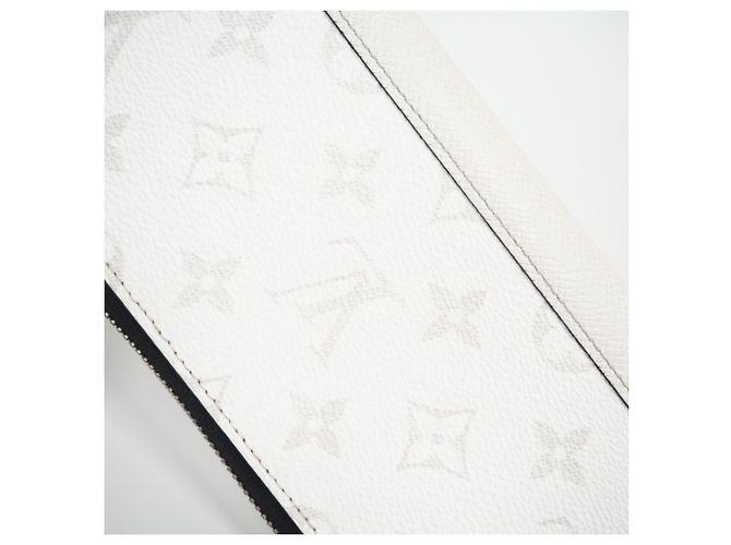 Portafoglio Zippy Louis Vuitton Taigarama Marrone Bianco - vista 4