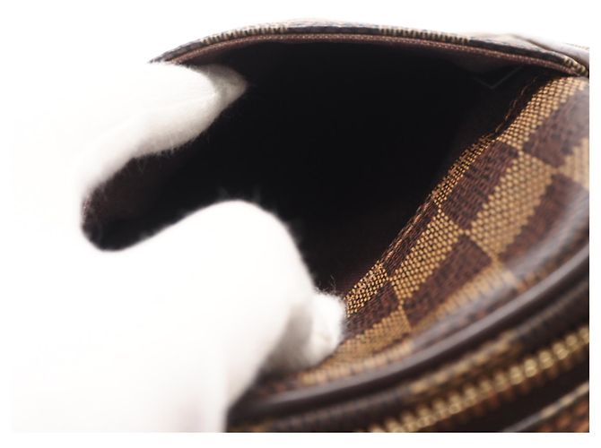Louis Vuitton Damier SP Order Pochette Gange N48048 Body Bag Marrom Bege - vista 15