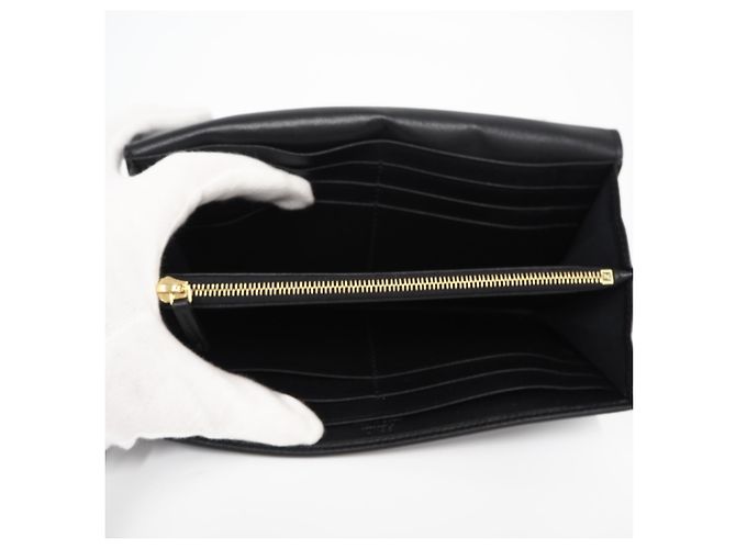 Fendi Baguette Continental Geldbörse Schwarz - Ansicht 11