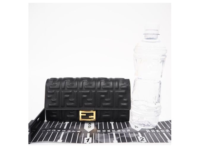Fendi Baguette Continental Geldbörse Schwarz - Ansicht 3