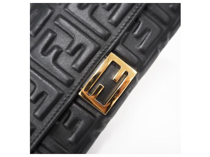 Fendi Baguette Continental Geldbörse Schwarz - Ansicht 5