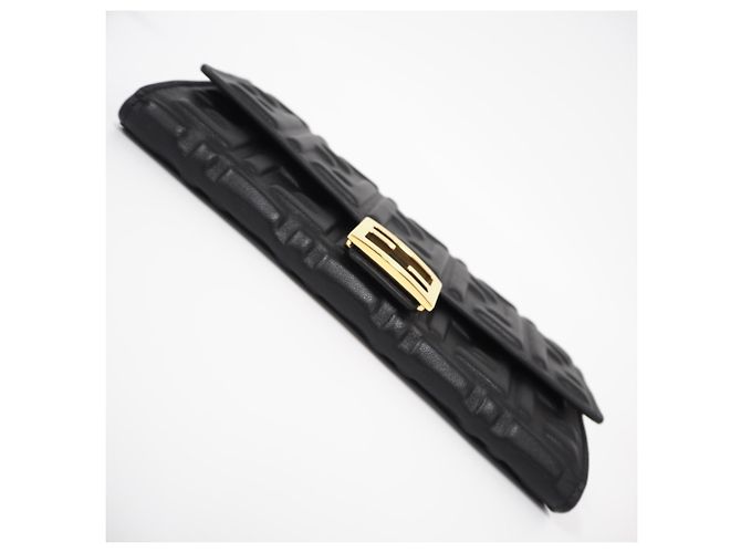 Fendi Baguette Continental Geldbörse Schwarz - Ansicht 7