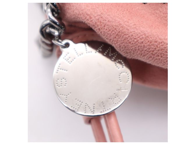 Stella Mc Cartney Sac à épaule Stella McCartney Falabella avec chaîne en rose - vue 11