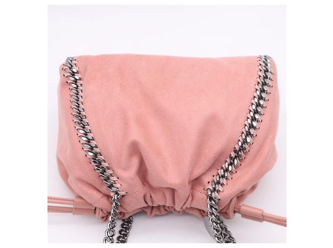 Stella Mc Cartney Sac à épaule Stella McCartney Falabella avec chaîne en rose - vue 5