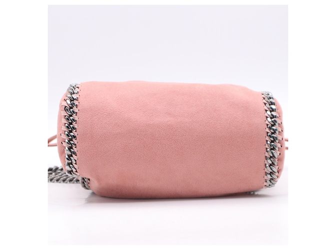 Stella Mc Cartney Sac à épaule Stella McCartney Falabella avec chaîne en rose - vue 6