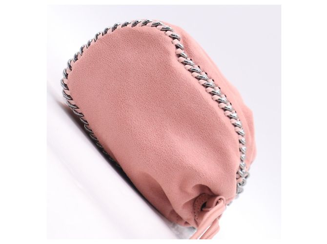 Stella Mc Cartney Sac à épaule Stella McCartney Falabella avec chaîne en rose - vue 8