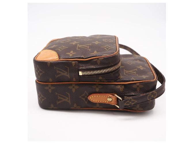Bolso de hombro Louis Vuitton Monogram Amazon Castaño Beige - vista 10