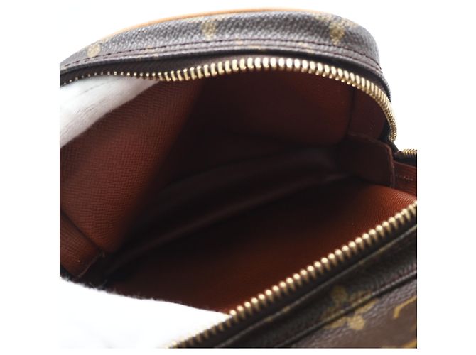 Bolso de hombro Louis Vuitton Monogram Amazon Castaño Beige - vista 12