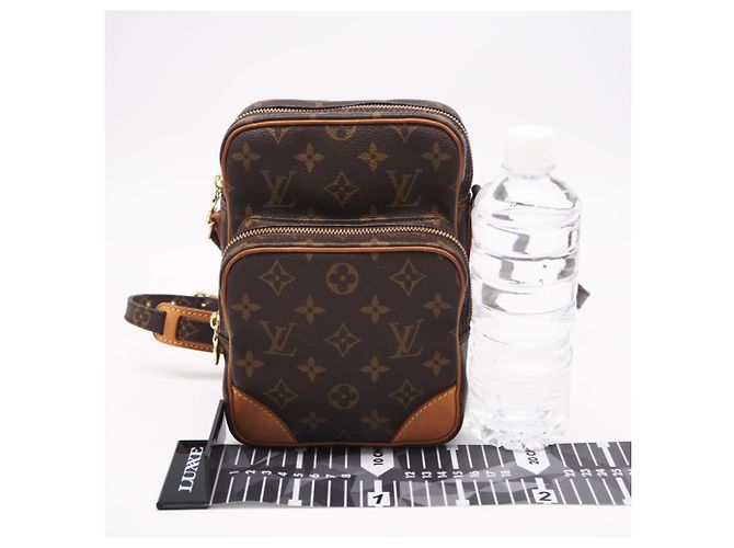 Bolso de hombro Louis Vuitton Monogram Amazon Castaño Beige - vista 3