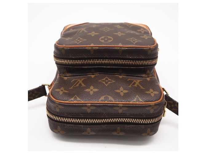 Bolso de hombro Louis Vuitton Monogram Amazon Castaño Beige - vista 7
