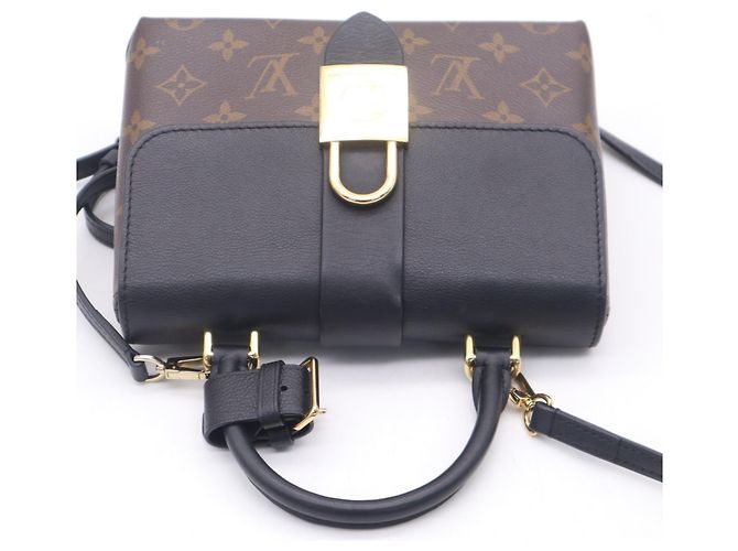 Borsa Louis Vuitton Monogram Rocky BB Marrone Nero Beige - vista 6