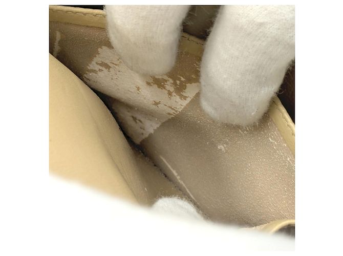 Sac à épaule à chaîne CHANEL Matelassé 25 Beige - vue 17