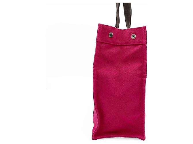 Hermès Hermes Sac de Plage GM Tote Bag Brown Pink - view 2