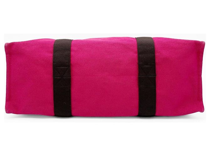 Hermès Hermes Sac de Plage GM Tote Bag Brown Pink - view 4