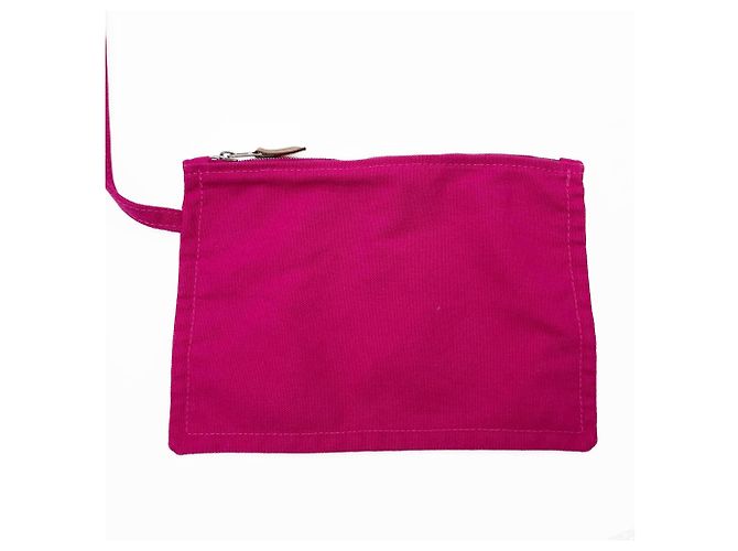Hermès Hermes Sac de Plage GM Tote Bag Brown Pink - view 8
