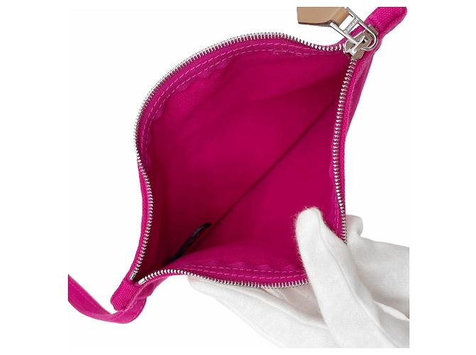 Hermès Hermes Sac de Plage GM Tote Bag Brown Pink - view 9