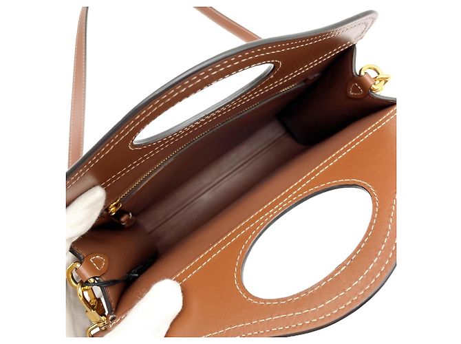 Bolsa Mini Pocket Burberry Marrom - vista 7