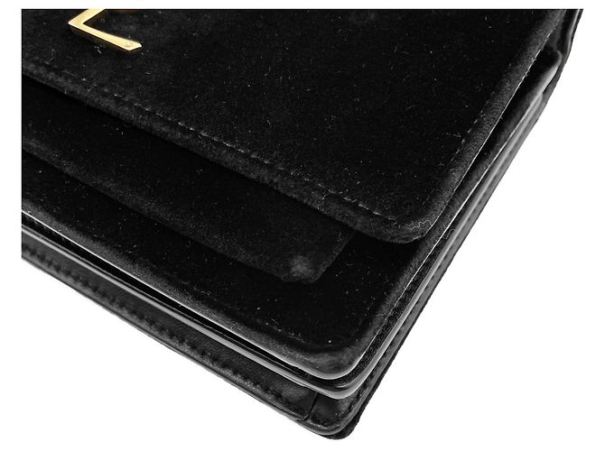 Autre Marque Sac à épaule 2-Way Sunset Chain Saint Laurent Noir Doré - vue 15