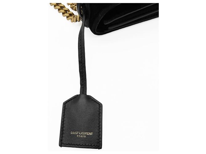 Autre Marque Sac à épaule 2-Way Sunset Chain Saint Laurent Noir Doré - vue 20