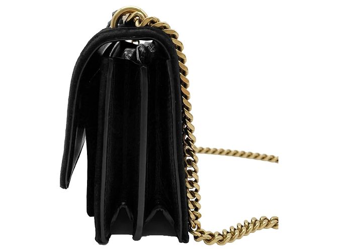 Autre Marque Sac à épaule 2-Way Sunset Chain Saint Laurent Noir Doré - vue 3