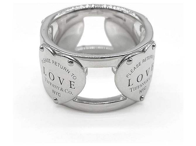 Autre Marque Anello Return to Love Wide Band Tiffany & Co. Argento - vista 2