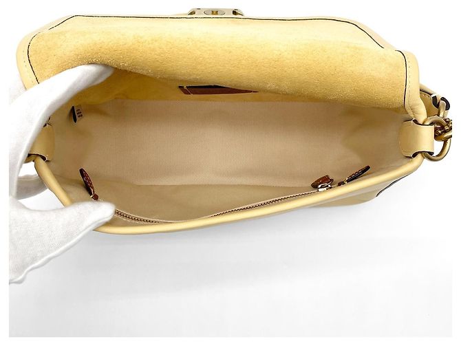 COACH Soft Tabby 26 2-Way Schultertasche Golden Orange Gelb - Ansicht 11