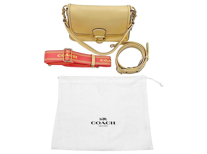 COACH Soft Tabby 26 2-Way Schultertasche Golden Orange Gelb - Ansicht 25