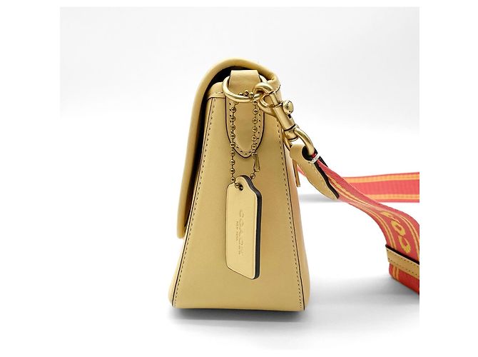 COACH Soft Tabby 26 2-Way Schultertasche Golden Orange Gelb - Ansicht 3