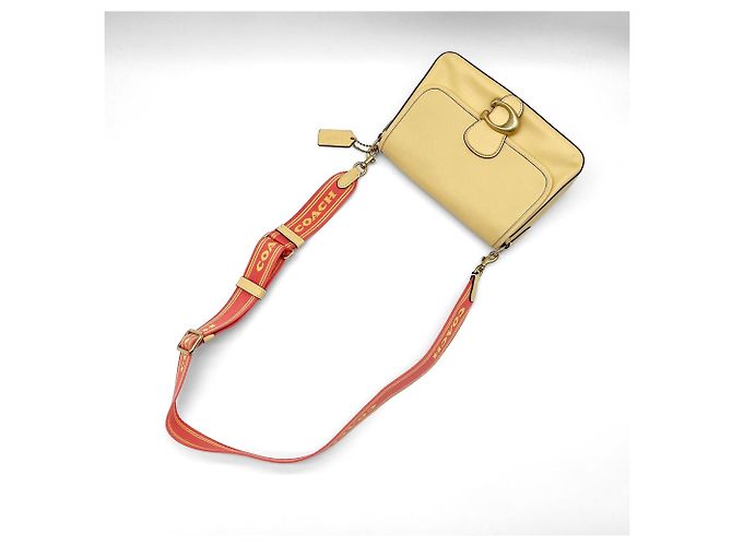 COACH Soft Tabby 26 2-Way Schultertasche Golden Orange Gelb - Ansicht 7