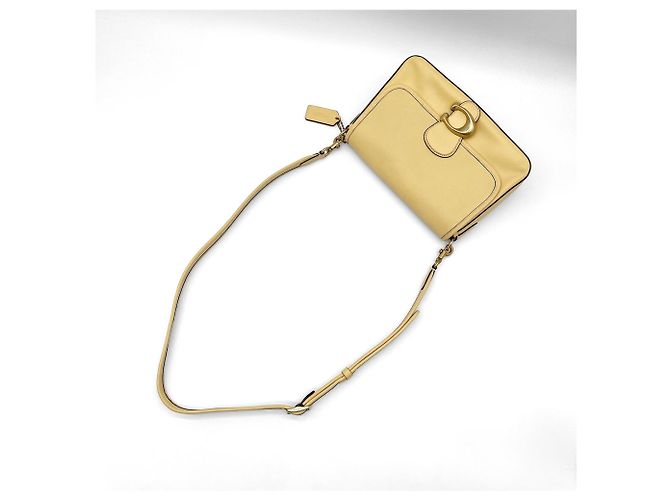 COACH Soft Tabby 26 2-Way Schultertasche Golden Orange Gelb - Ansicht 8
