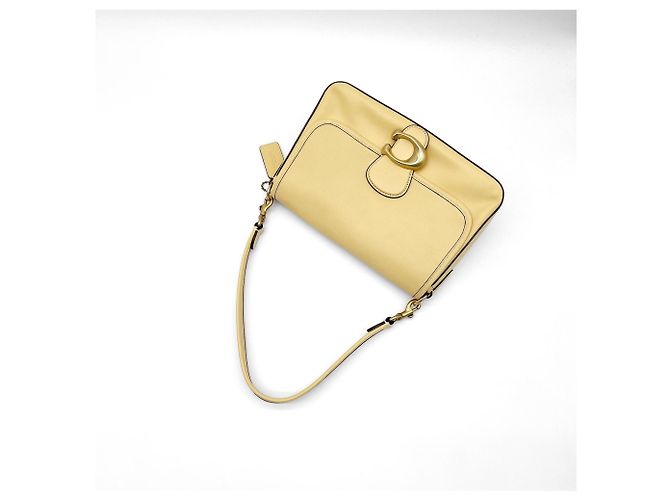 COACH Soft Tabby 26 2-Way Schultertasche Golden Orange Gelb - Ansicht 9