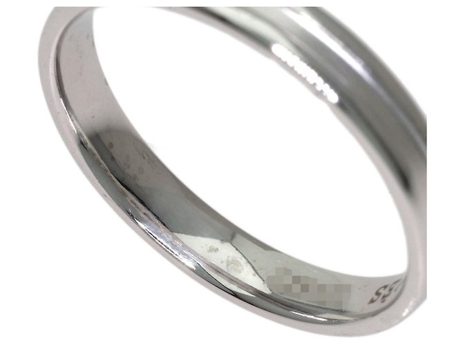 Ring Hermès Anel Hermes Empreinte #51 em ouro branco 18K - vista 8