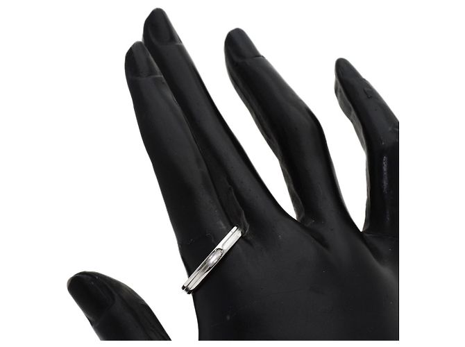 Ring Hermès Anillo Hermes Empreinte #62 en oro blanco 18K - vista 5
