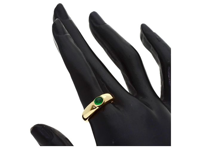 Chaumet Anneau Emerald Cabochon Ring - vista 7