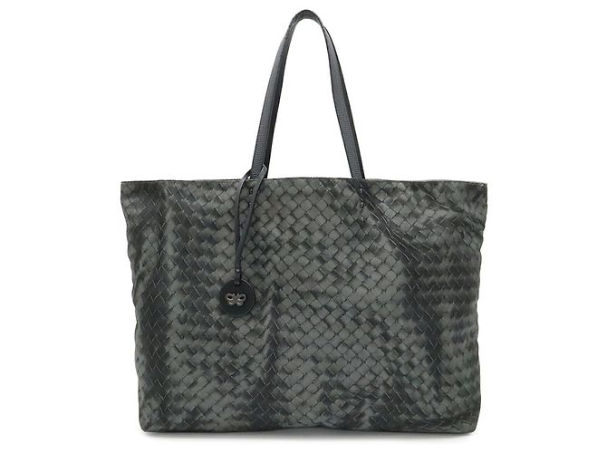 Borsa Tote BOTTEGA VENETA Intrecciolusion Marrone - vista 2