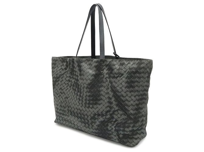 Borsa Tote BOTTEGA VENETA Intrecciolusion Marrone - vista 3