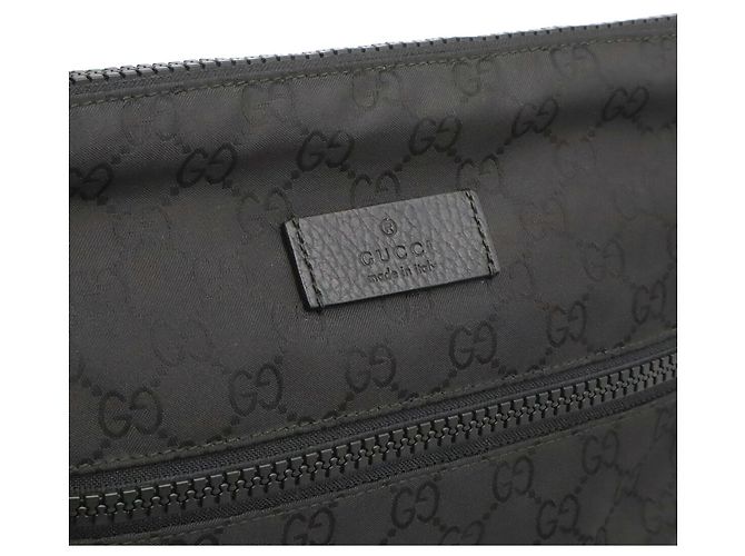 Gucci GG Nylon Schultertasche Braun Schwarz - Ansicht 10