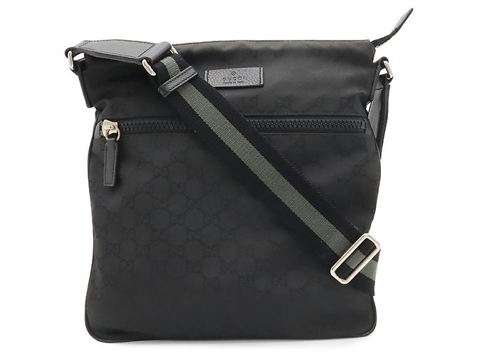 Gucci GG Nylon Schultertasche Braun Schwarz - Ansicht 2